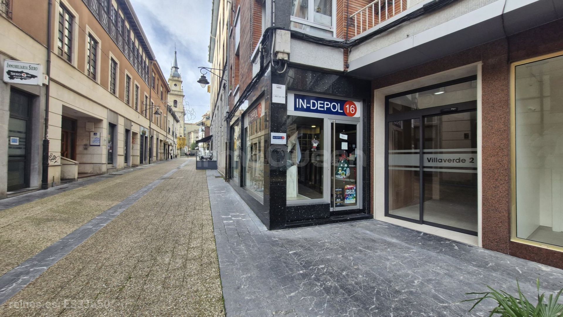 Calles principales peatonales.