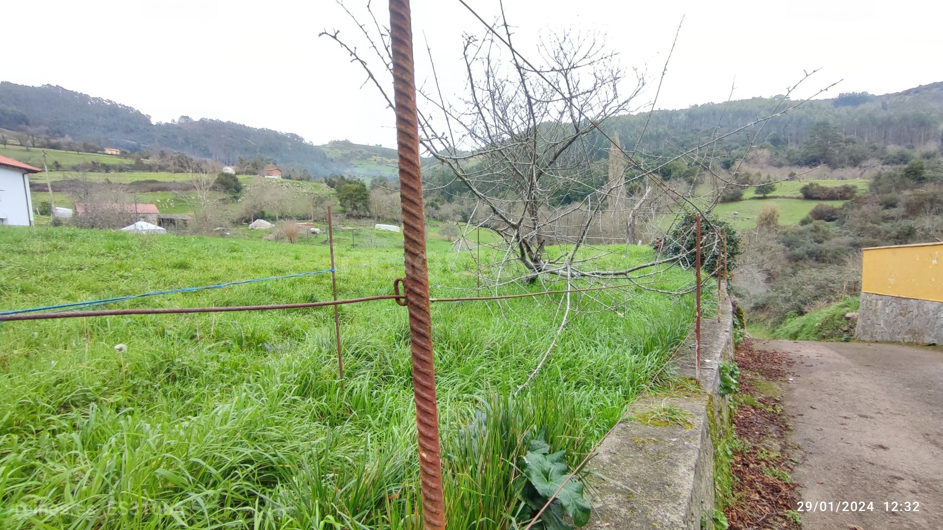 huerto frente a vivienda