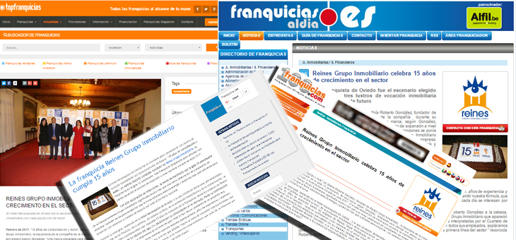 Así se refleja nuestro aniversario en las webs de negocio más prestigiosas de España