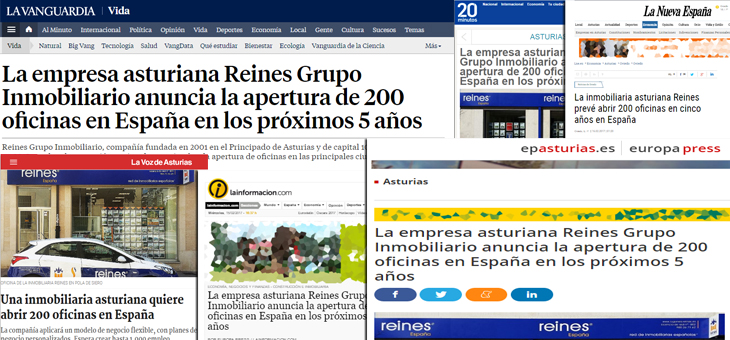 Gran repercusión de la Expansión Nacional de Reines en la prensa española